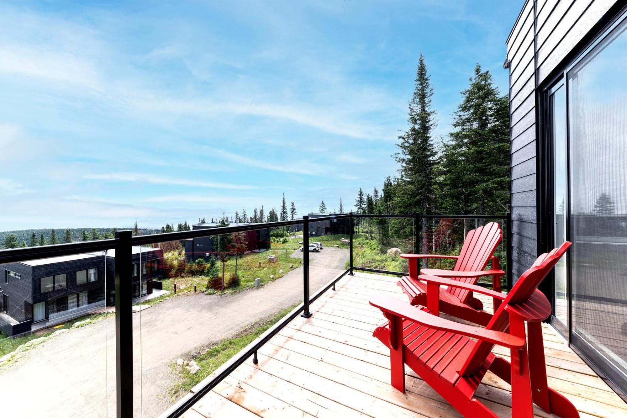 Les Chalets Du Massif De Charlevoix Петіт-Рів'єр-Сен-Франсуа Номер фото