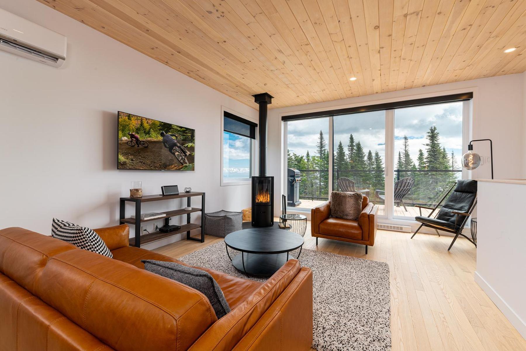 Les Chalets Du Massif De Charlevoix Петіт-Рів'єр-Сен-Франсуа Номер фото