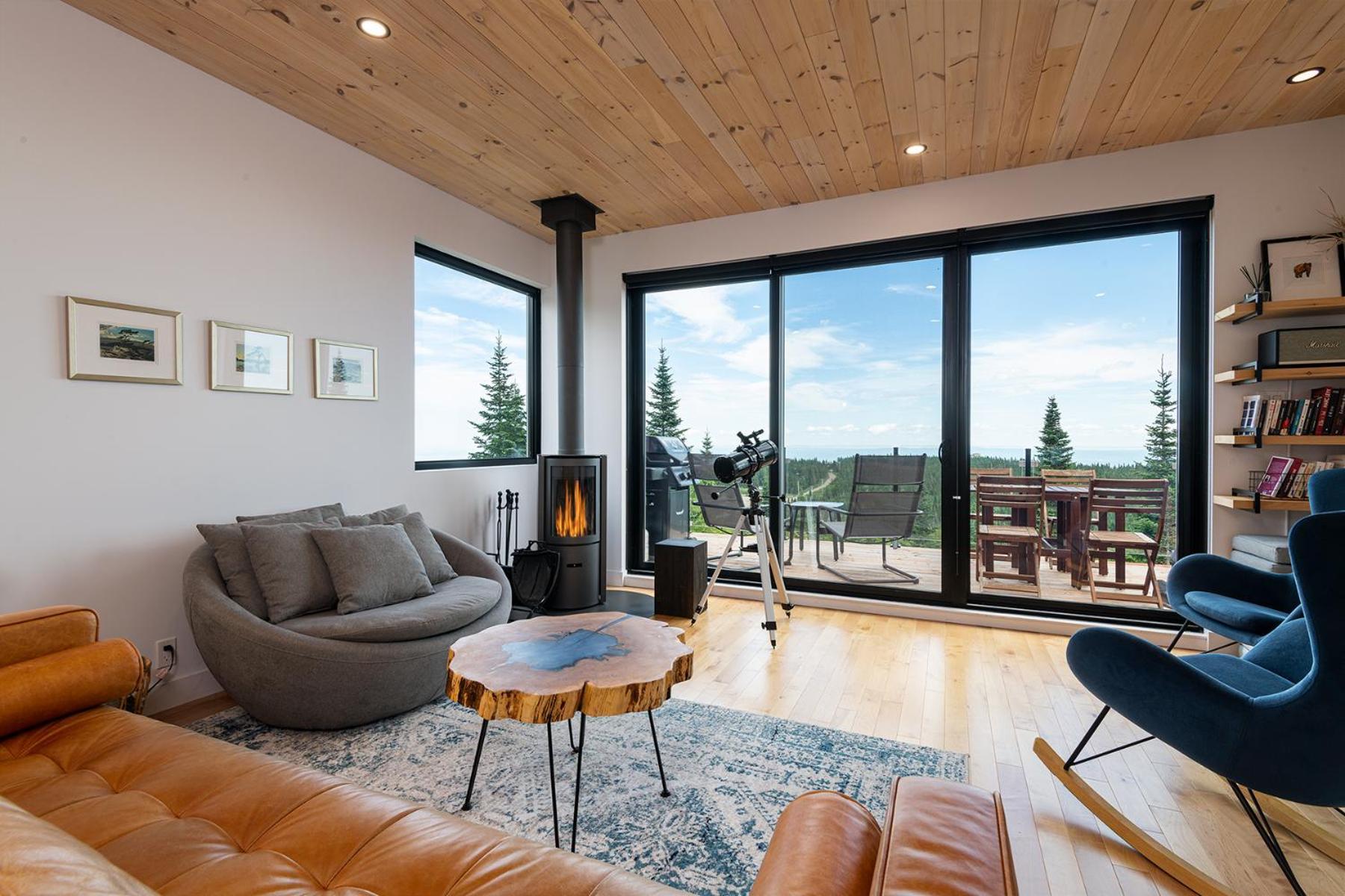 Les Chalets Du Massif De Charlevoix Петіт-Рів'єр-Сен-Франсуа Екстер'єр фото